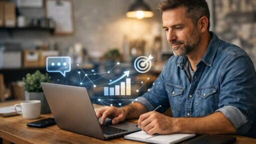 Best AI Chatbots in 2026 comparison showing ChatGPT, Claude, Gemini, Microsoft Copilot, Perplexity AI, and Grok with features, performance, productivity, research, business, and conversational AI capabilities.