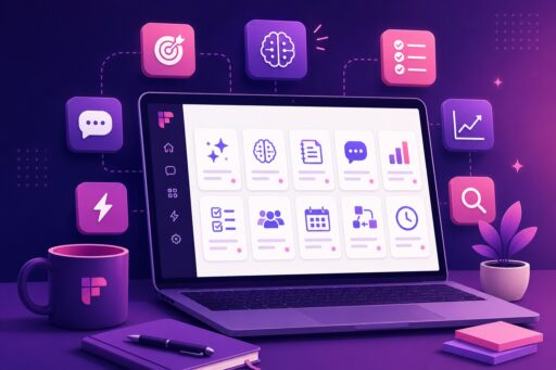 Best AI Productivity Tools in 2026 comparison featuring Notion AI, Microsoft Copilot, ChatGPT, Claude, Google Gemini, Perplexity, Grammarly, ClickUp, Otter.ai, and Motion for AI-powered productivity, workflow automation, project management, collaboration, research, writing, scheduling, and workplace efficiency.