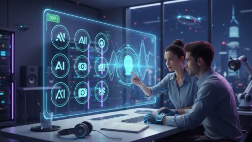 Best AI Voice Generators in 2026 comparison featuring ElevenLabs, Murf AI, PlayHT, Speechify, LOVO AI, WellSaid Labs, Resemble AI, Amazon Polly, Google Cloud Text-to-Speech, and Microsoft Azure AI Speech for realistic AI voices, text-to-speech, voice cloning, podcasts, audiobooks, YouTube narration, business communication, accessibility, and marketing.