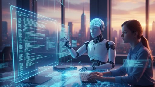 Best AI coding assistants in 2026 featuring GitHub Copilot, Cursor, Claude Code, OpenAI Codex, Amazon Q Developer, Tabnine, Codeium, Replit, Windsurf, and JetBrains AI Assistant for code generation, debugging, refactoring, documentation, software development, AI programming, and developer productivity.