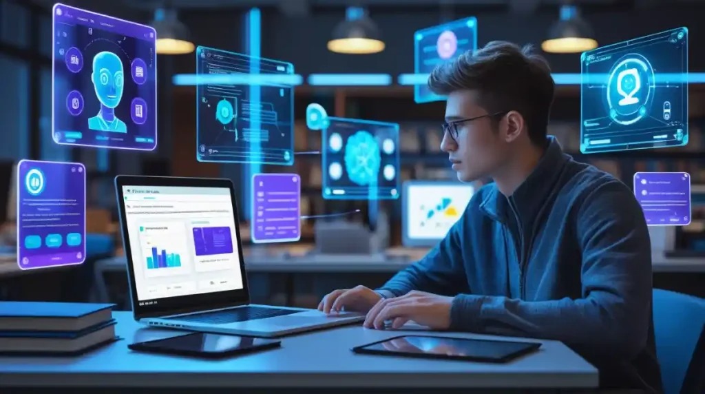 Best AI coding tools in 2026 featuring GitHub Copilot, ChatGPT, Claude, Cursor, Google Gemini, Codeium, Amazon Q Developer, Tabnine, Replit, and Bolt.new for programming, debugging, code generation, software development, and AI-assisted coding.