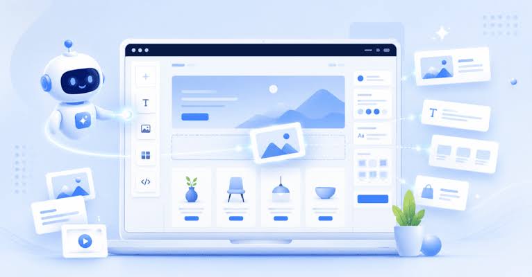 Best AI website builders in 2026 featuring Wix AI, Hostinger AI Website Builder, Framer, Webflow, Squarespace, 10Web, Dorik, Durable, Jimdo, and ZipWP for AI website creation, web design, WordPress, ecommerce, SEO, no-code development, landing pages, business websites, portfolio websites, and AI-powered web building.